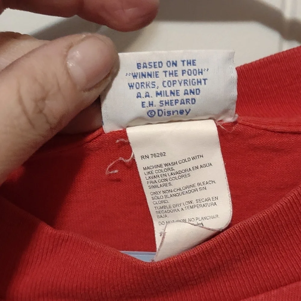 Red Men's Shirt with Cartoon Print - Picture 6 of 6